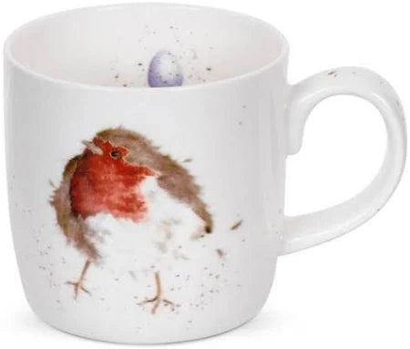 Wrendale Mug , Garden Friend Robin 11oz