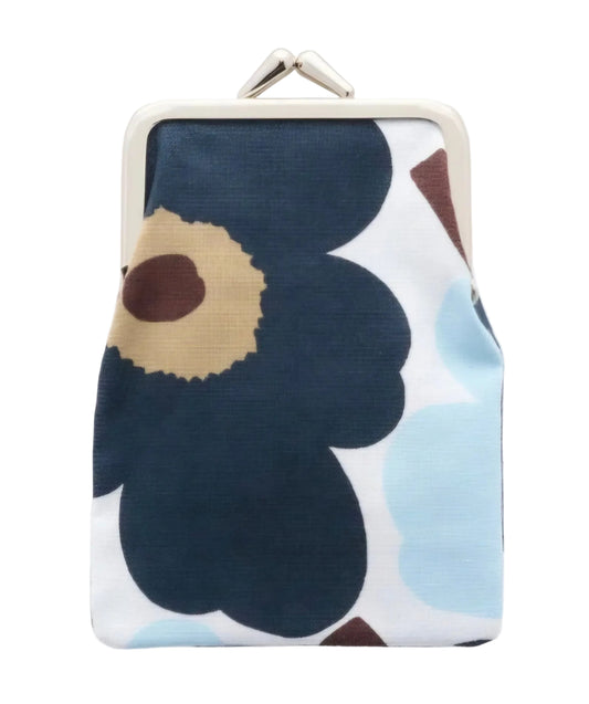 Marimekko Coin Purse; Mini Kortti kukkaro - Navy