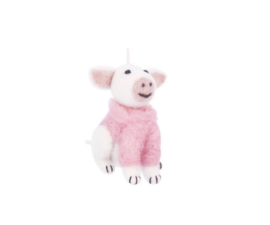 Pig, Pink Sweater