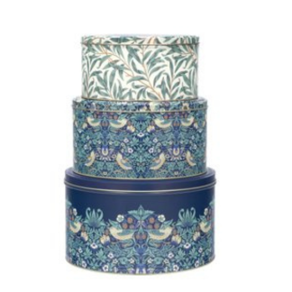 Cake Tin, Set of 3,  Morris Strawberry Thief