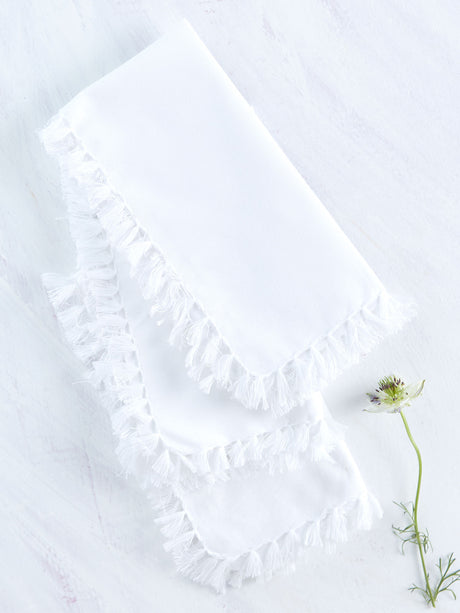 Napkin, Fabric, April Cornell, Essential White