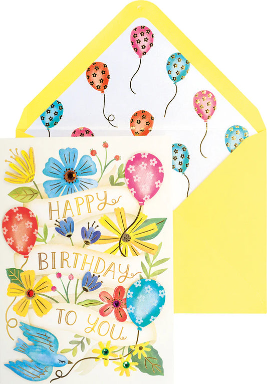 Card, Birthday;  Happy Birthday to You