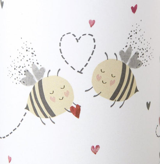 Tea Towel, Bee & Hearts