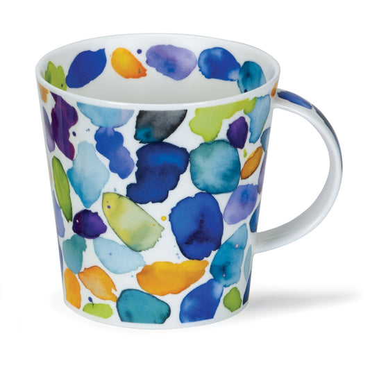 Dunoon Mug Lomond; Blobs Blue