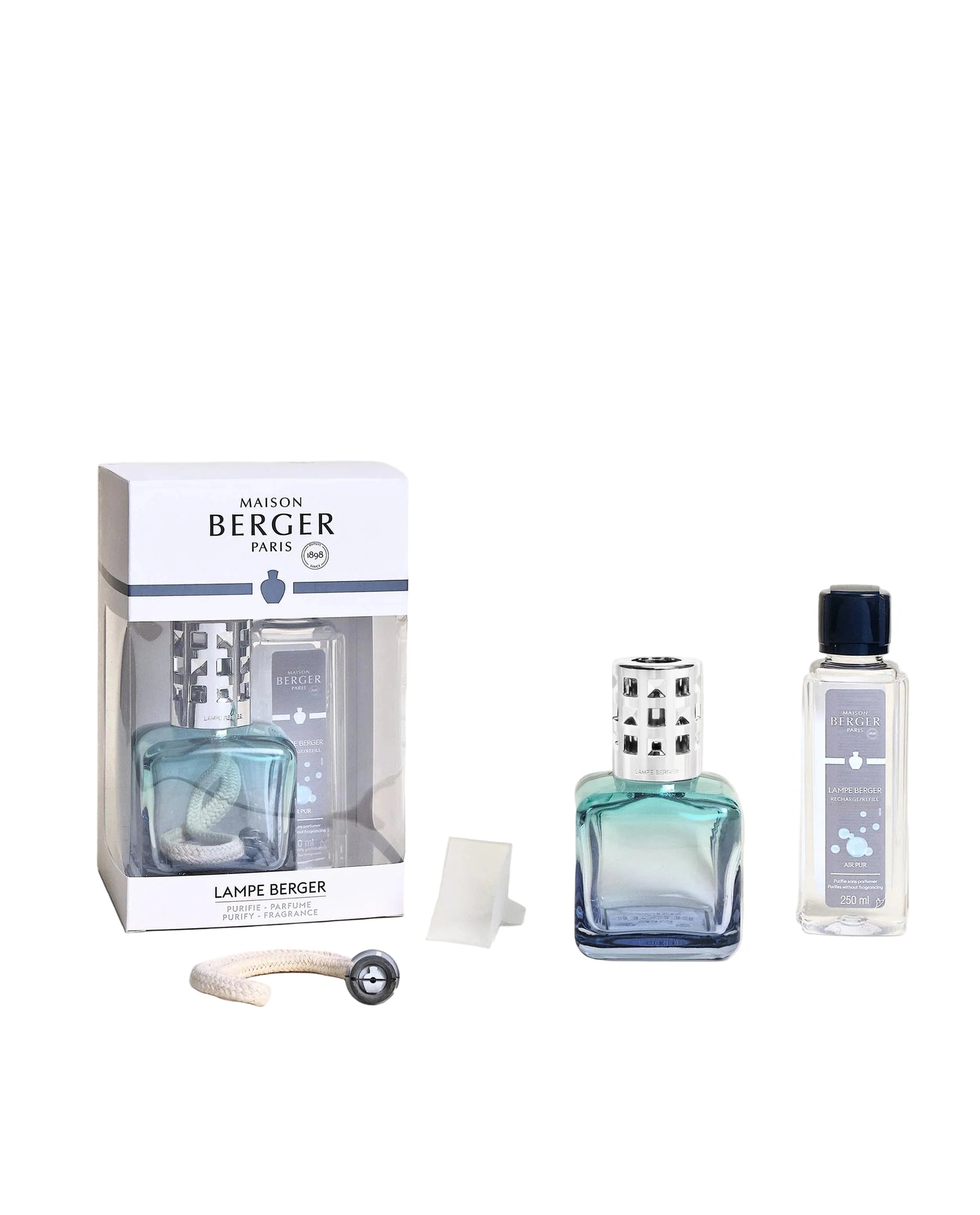 Maison Berger Paris,  Lamp:  Glacon Blue Lamp Set w/Neutral