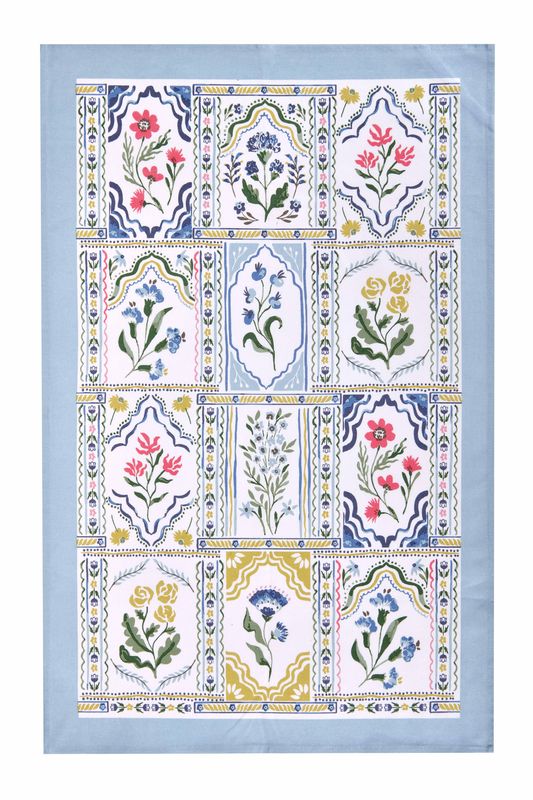 Tea Towel, Boho Floral by Ulster Weavers