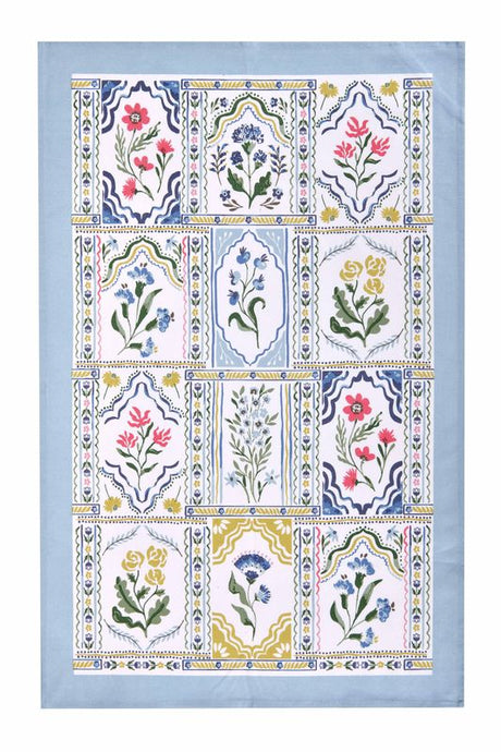 Tea Towel, Boho Floral by Ulster Weavers