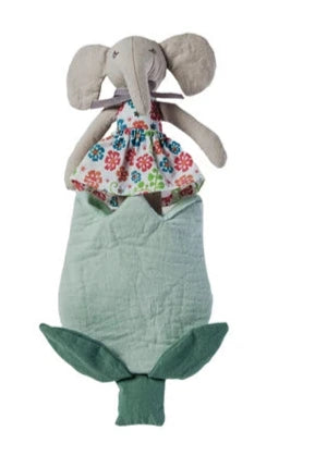 Plush,  Elephant in a Blue Tulip Pocket