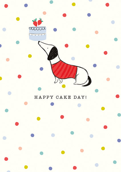 Card. Birthday: Happy Cake Day
