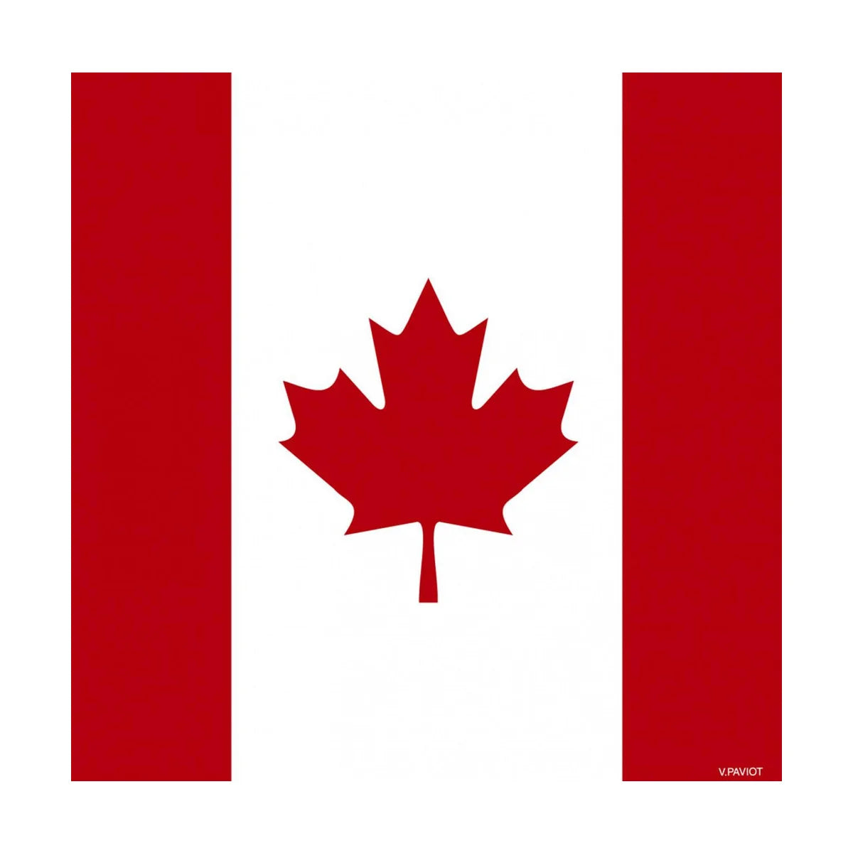 Napkin,  Francois Paviot Canadian Maple Leaf - Dinner