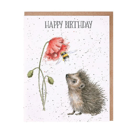 Birthday; Happy Birthday Hedgehog & Bee