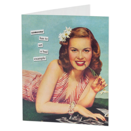 Card, Birthday, Anne Taintor, Bad Example
