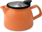 For Life Bell Teapot with infuser and lid CARROT 16 oz