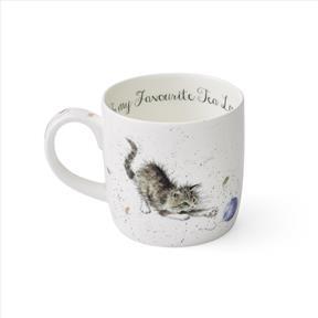 Wrendale Mug , Cat & Mouse 14oz