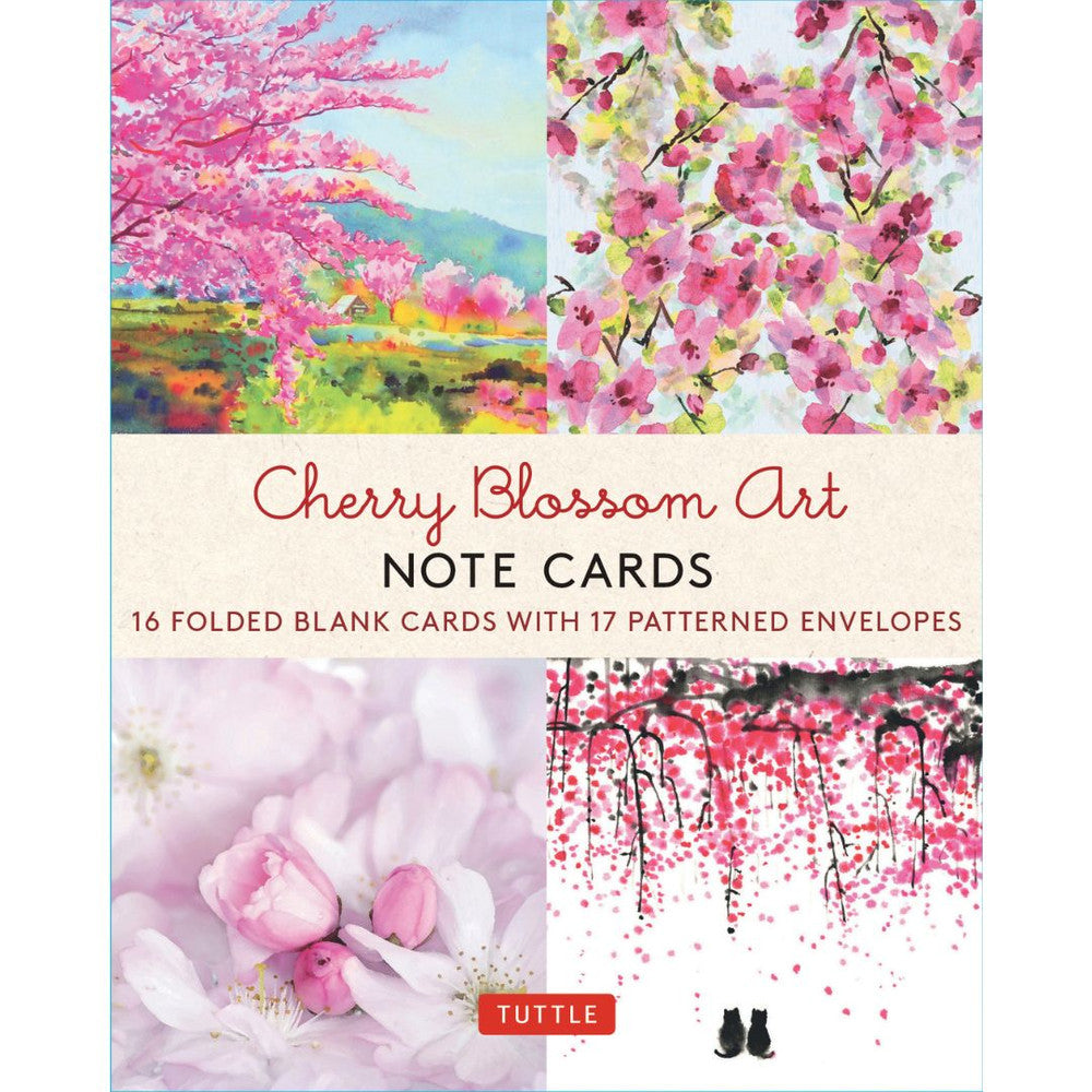 Boxed Cards; Cherry Blossom Art