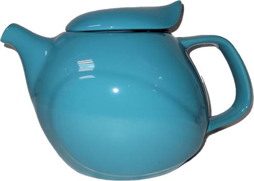 ChirpyPot Teapot, Aqua