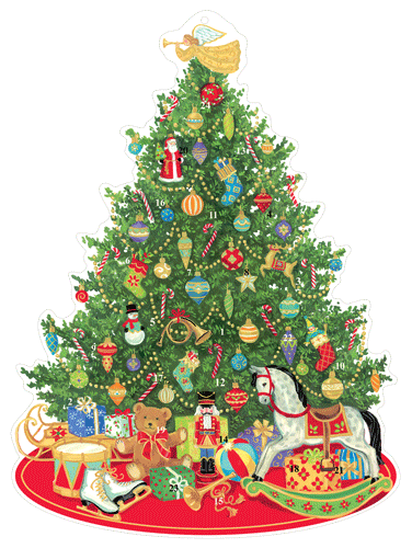 Advent Calendar;  Oh Christmas Tree