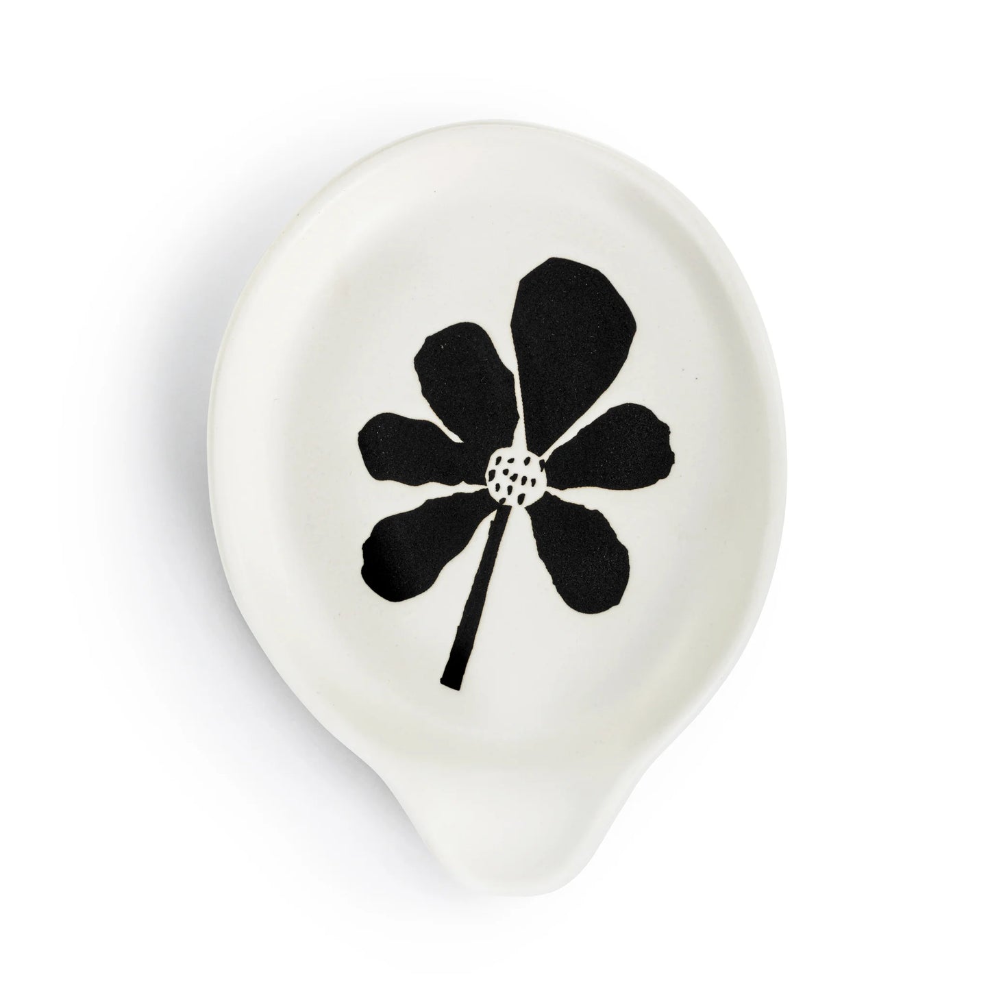 Spoon Rest / Trinket Dish,  Bold Flower