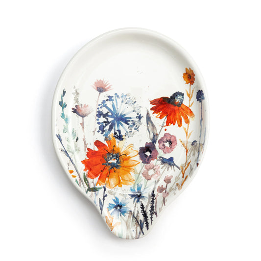 Spoon Rest / Trinket Dish,  Meadow Flower