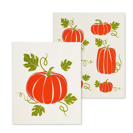 Dish Cloth - Swedish - Pumpkins