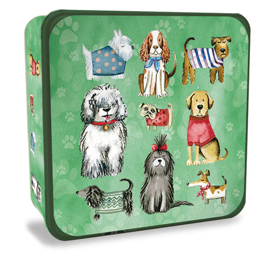 Grandma Wild's Biscuit Tin; Dogs in Jumpers