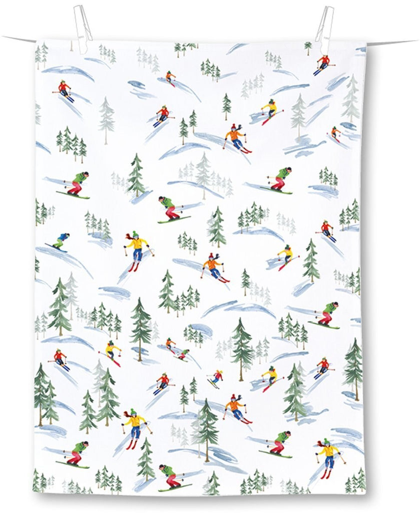 Tea Towel, Down the Slope