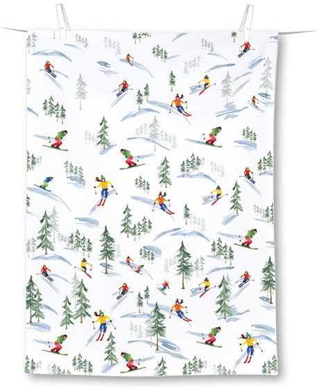 Tea Towel, Down the Slope