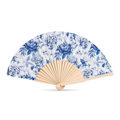 Hand Fan,  Chintz Print