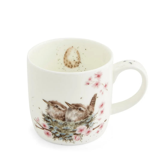 Wrendale Mug , Feather Your Nest 14 oz