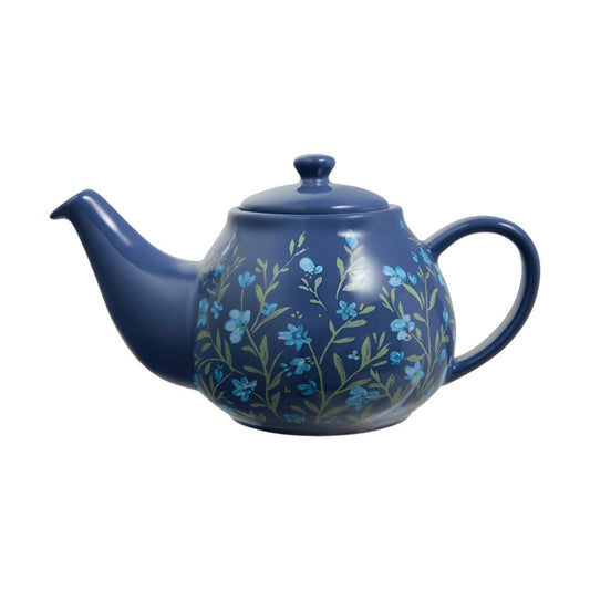 Teapot, Olde English Teapot 650ml Blue Floral