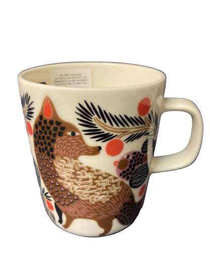 Marimekko Mug; Oiva Unikko Ketunmarja, Fox Berry