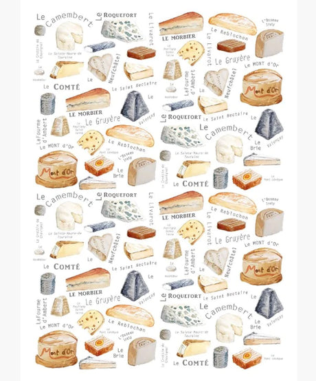 Tea Towel, Fromages