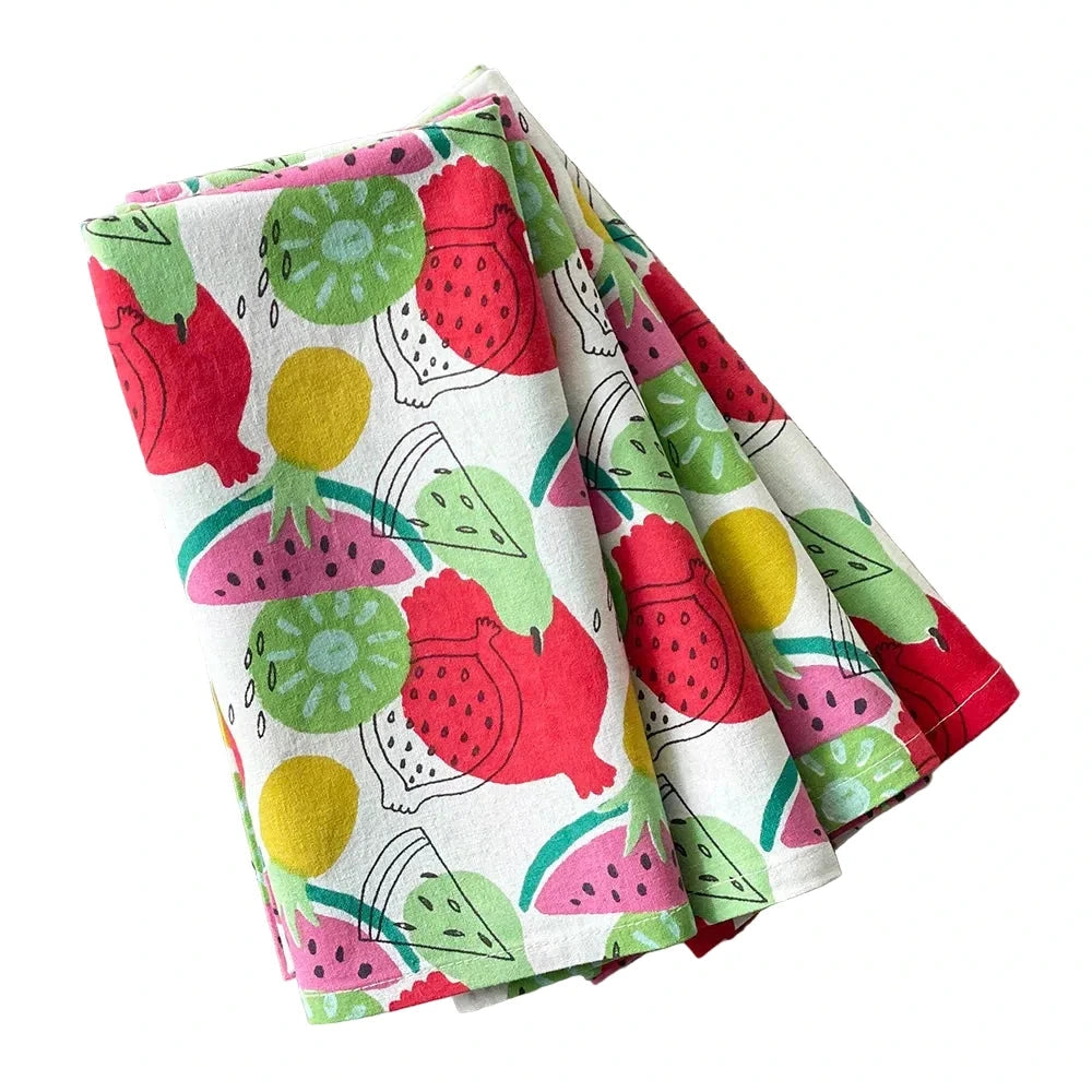 Napkin, Fabric, Fruit Salad, Set of 4
