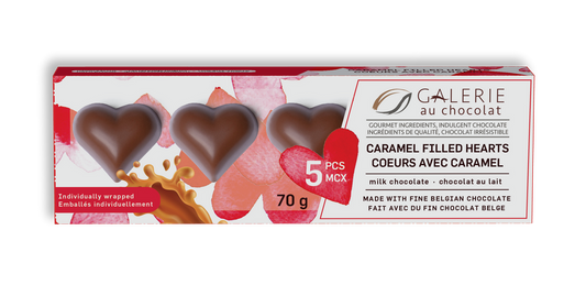 Galerie au Chocolate, Milk Chocolate Caramel Hearts