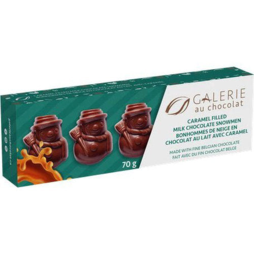 Galerie au Chocolate, Milk Chocolate Caramel Snowmen