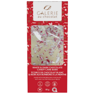 Galerie Au Chocolat White & Dark Chocolate Candy Cane Bark