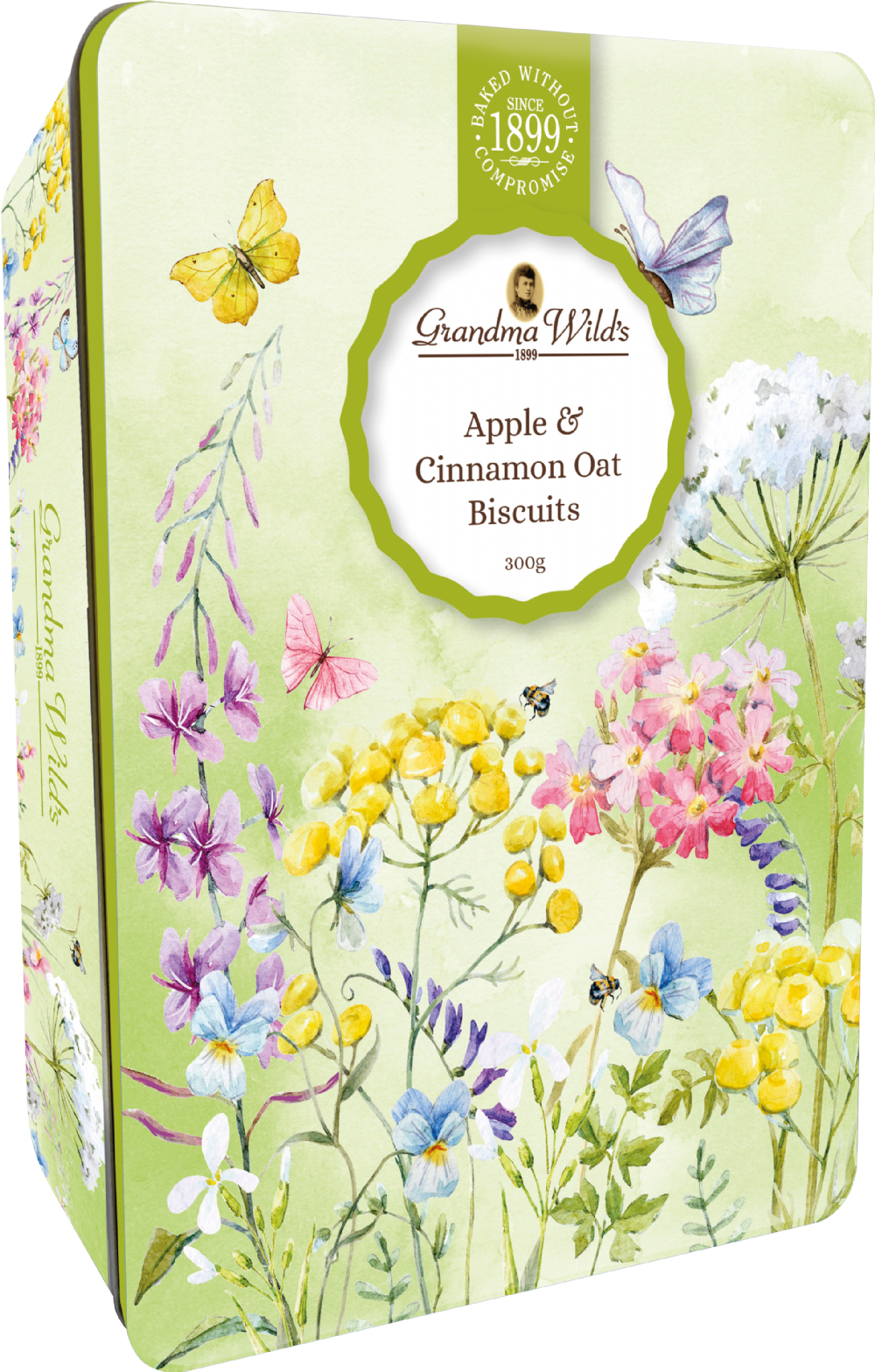 Grandma Wild's Biscuit Tin; Wildflower Meadow