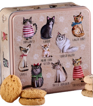 Grandma Wild's Biscuit Tin; Cats in Jumpers