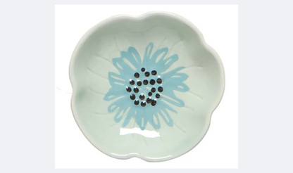 Tea Bag Tidy / Pinch Bowl Poppies