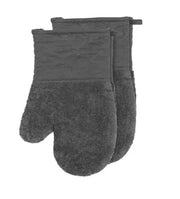 Oven Mitts, Pantry Terry Charcoal Set of 2