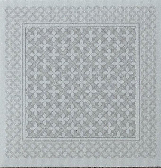 Coaster, Grey Geometric Tile