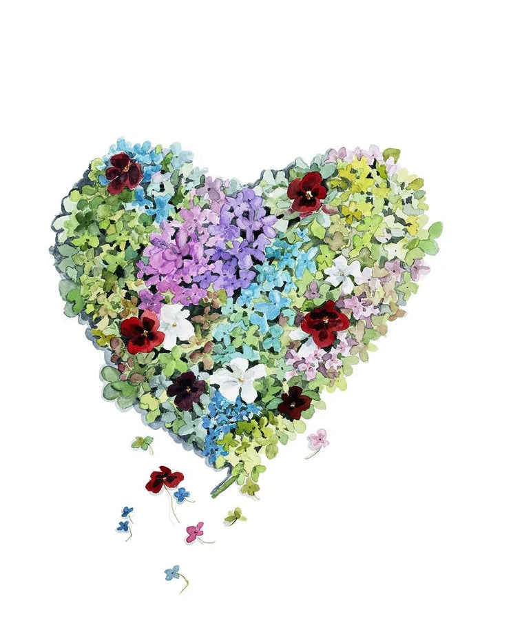 Card, All Occasion, Blank,  Heart