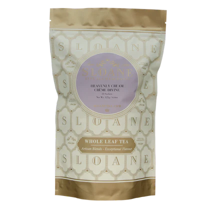 Sloane Tea Pouch - 50 Sachets  (Heavenly Cream)