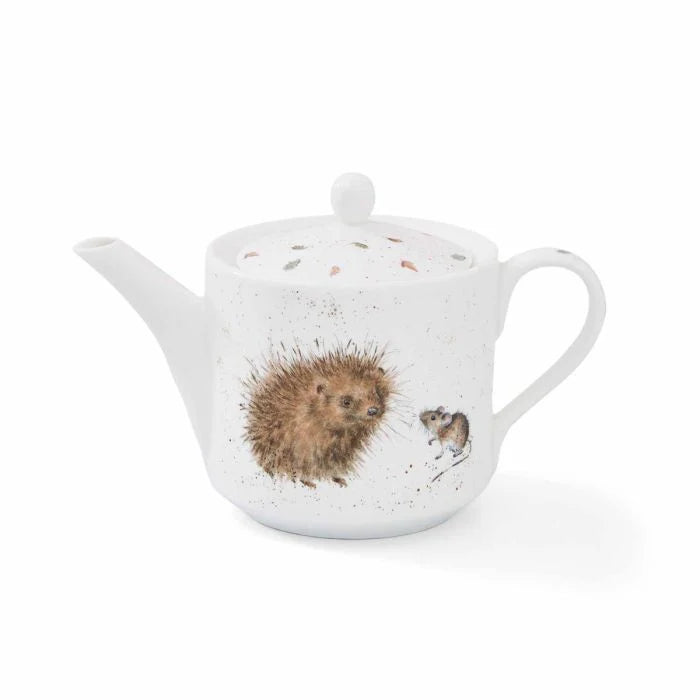 Wrendale Teapot - Hedgehog and Mouse 1pt Teapot