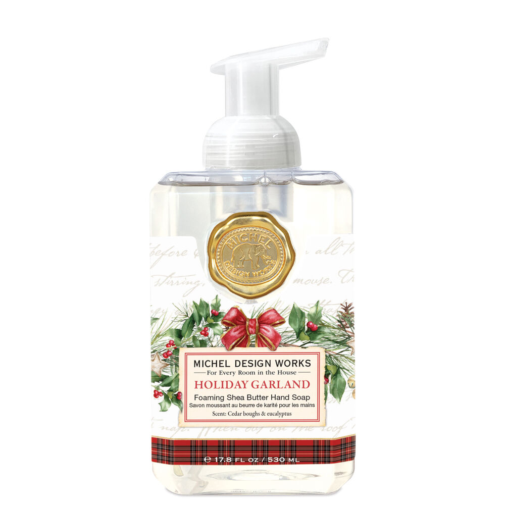 MICHEL Design, Holiday Garland, Foaming Soap