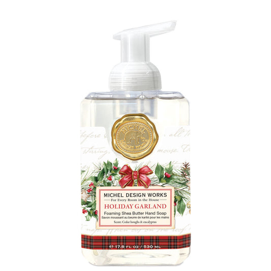 MICHEL Design, Holiday Garland, Foaming Soap