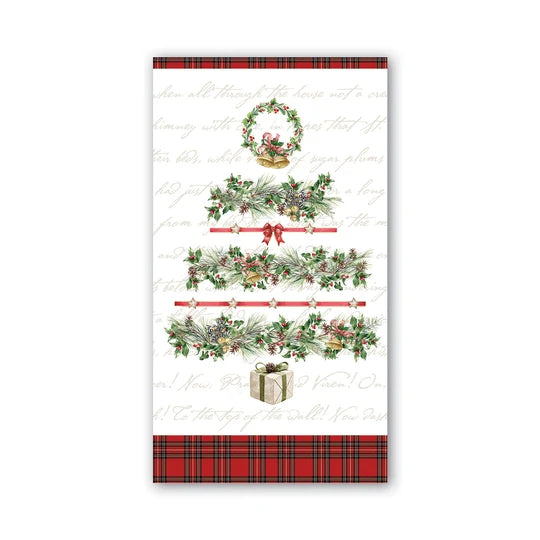 Michel Design, Holiday Garland,  Hostess Napkin