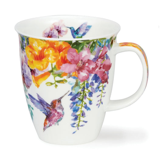 Dunoon Mug Nevis ; Hummingbirds Yellow
