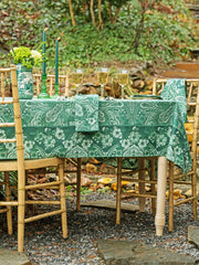 Tablecloth, April Cornell, Kashmir Paisley Ivy RECTANGLE Tablecloth 60x90"