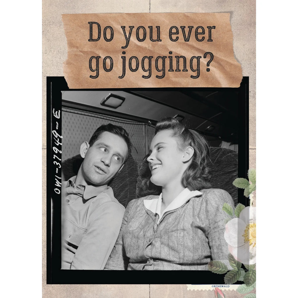 Card, All Occasion; Do you ever go jogging?
